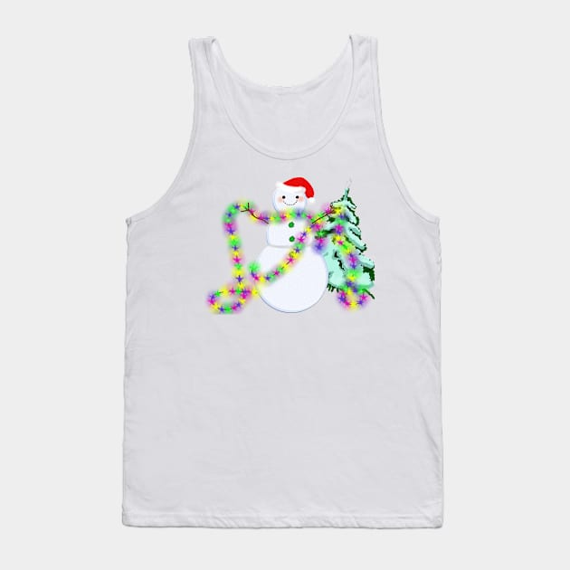 Snowman Tank Top by VOLA